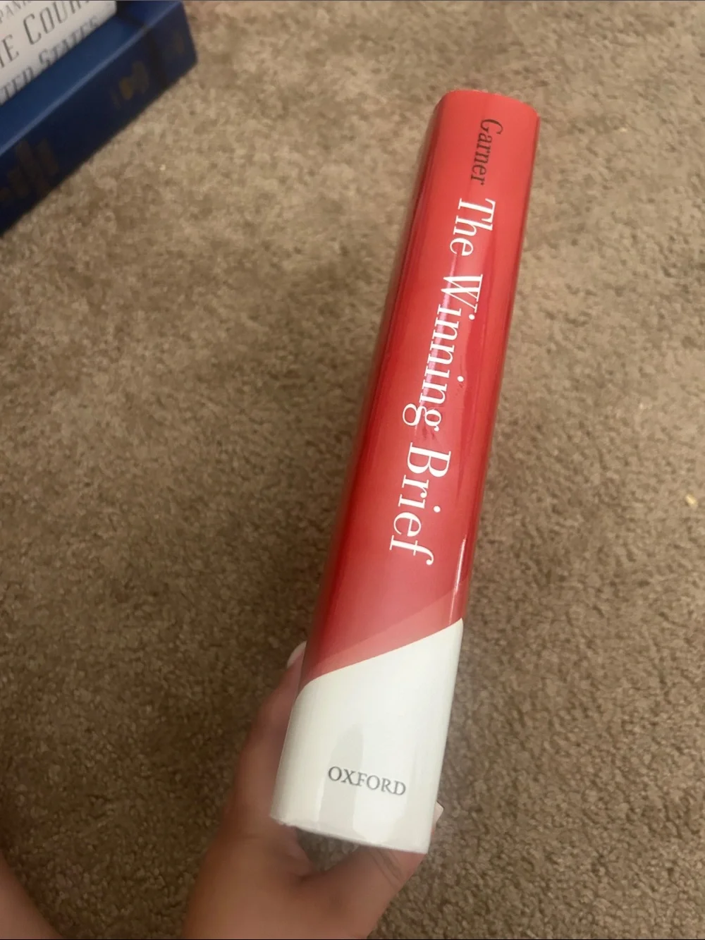 The Winning Brief - Red Hardcover Book by